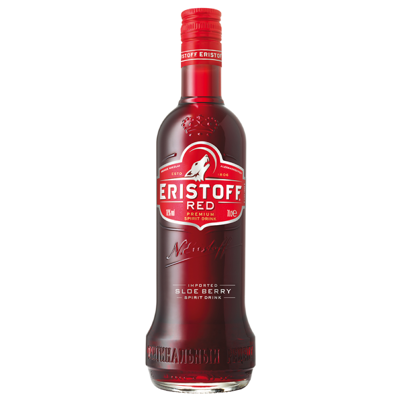 tilbagemeldinger præcedens kindben Eristoff Red Vodka 18% 70 cl.
