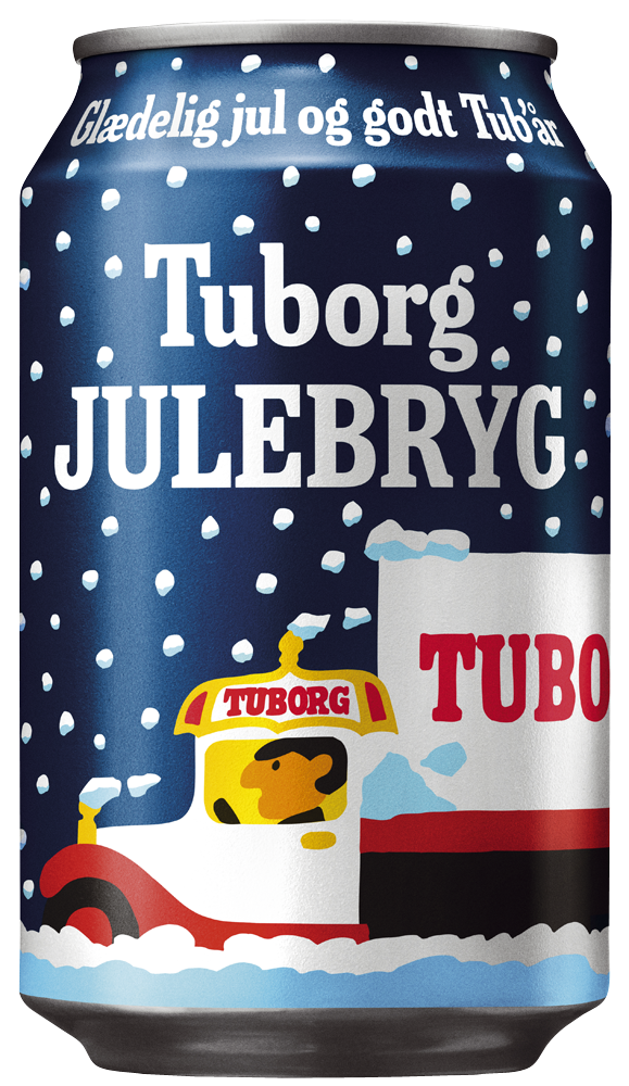 Fodgænger beholder Supplement Tuborg Julebryg 24 x 33 cl. DS
